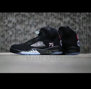 Air#jordan5#Ritro Black