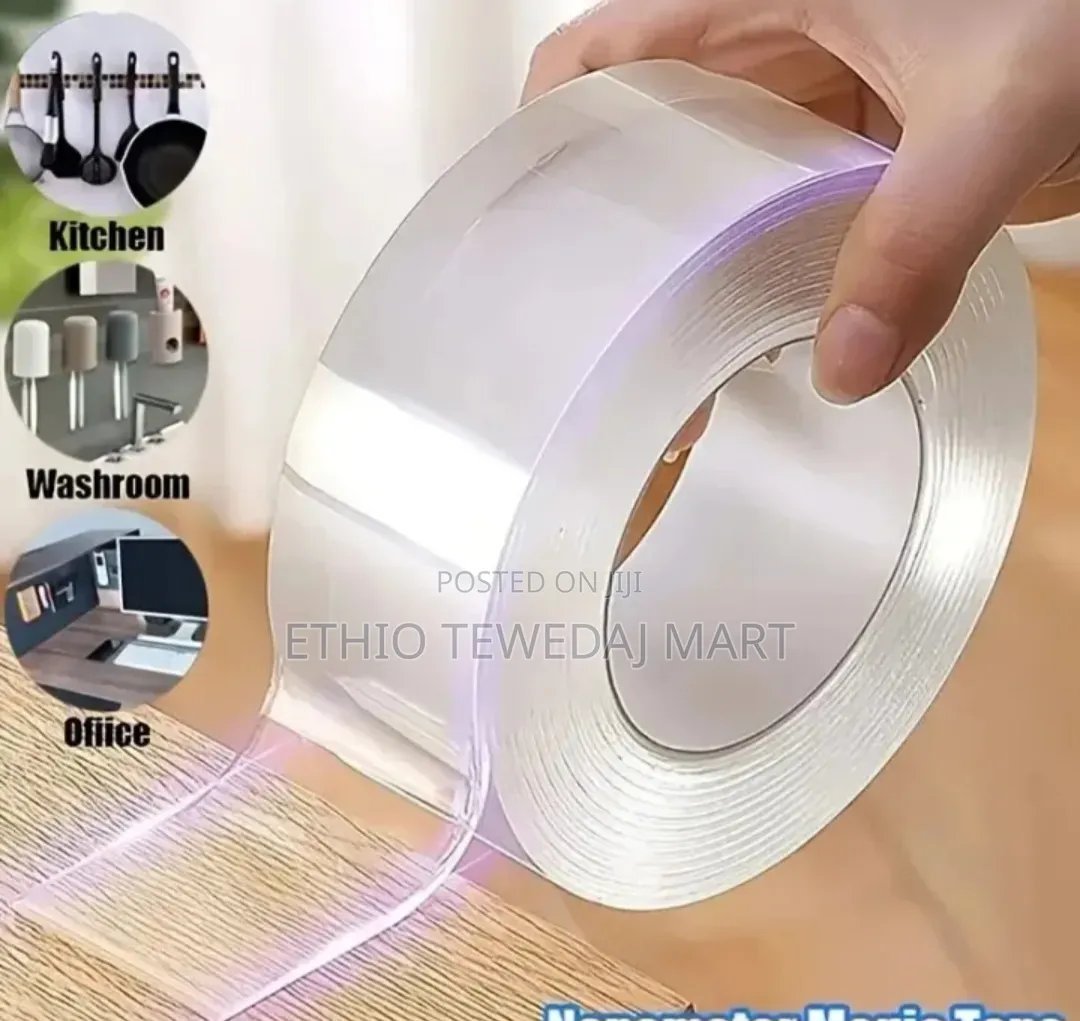 5m Double-Sided Nano Tape Double Side Plaster በሁለት በኩል ማጣበቂያ