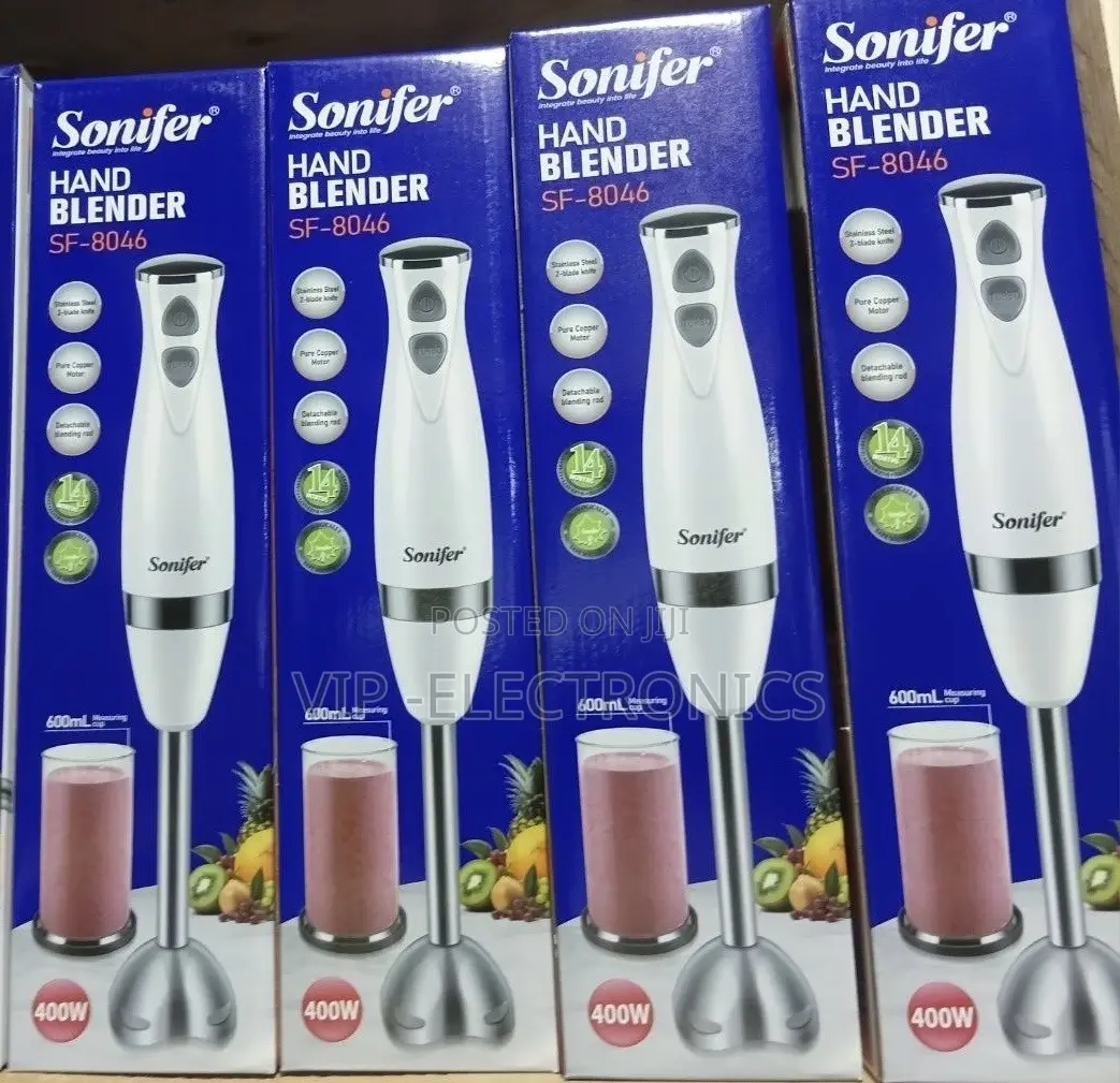 Sonifer Hand Blender – 400W Electric Blender With Stainless Steel
