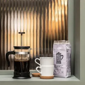 French Press Coffee Maker, Glass/Stainless Steel, 1 Litr Capacity