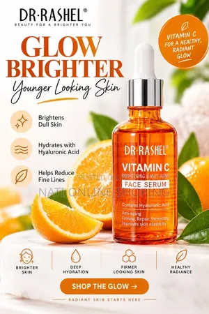 Dr. Rashel Vitamin C Brightening & Anti-Aging Face Serum