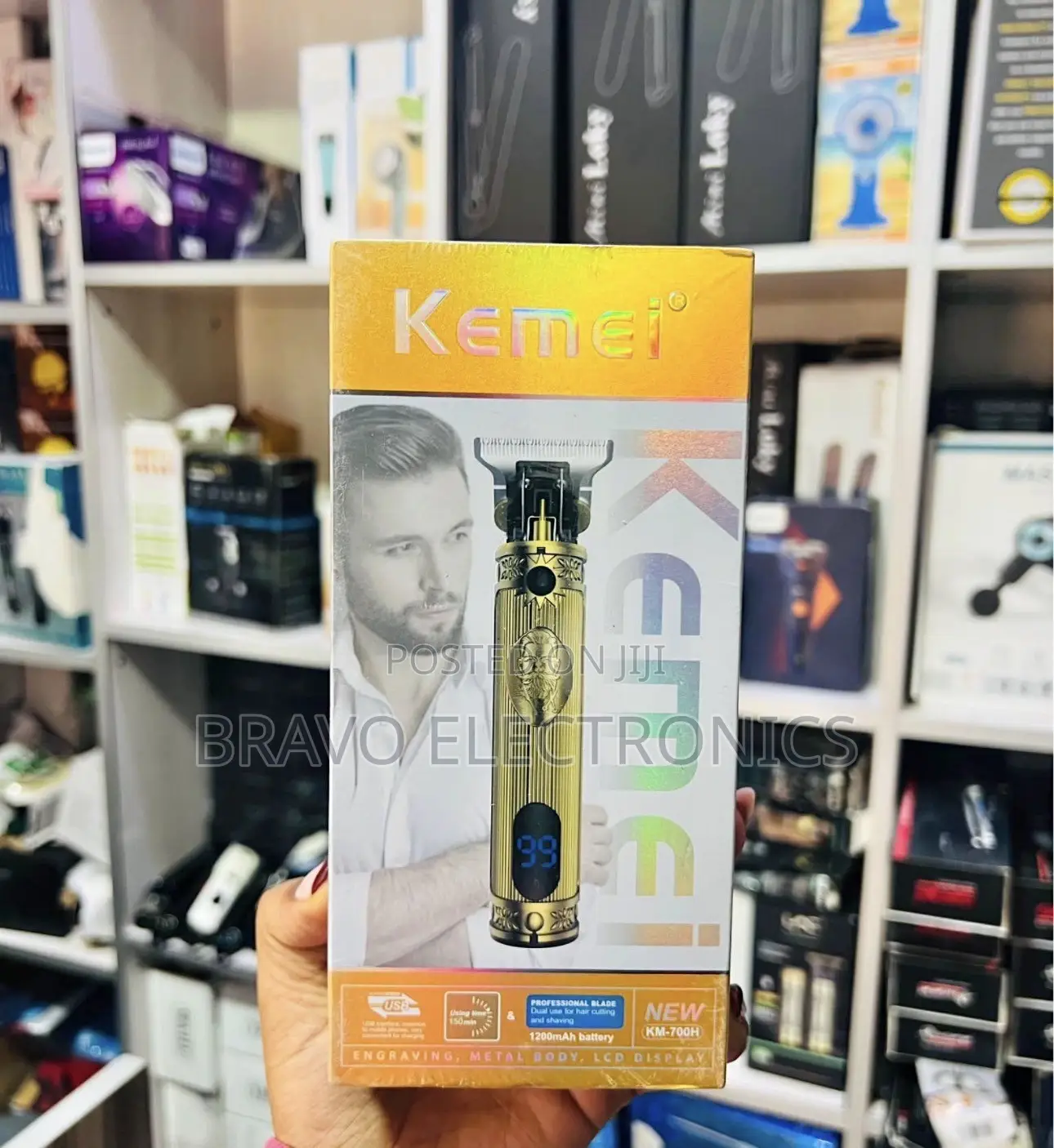 Kemei 700H Kemei KM-700H Rechargeable Hair Clipper and Beard Trimmer