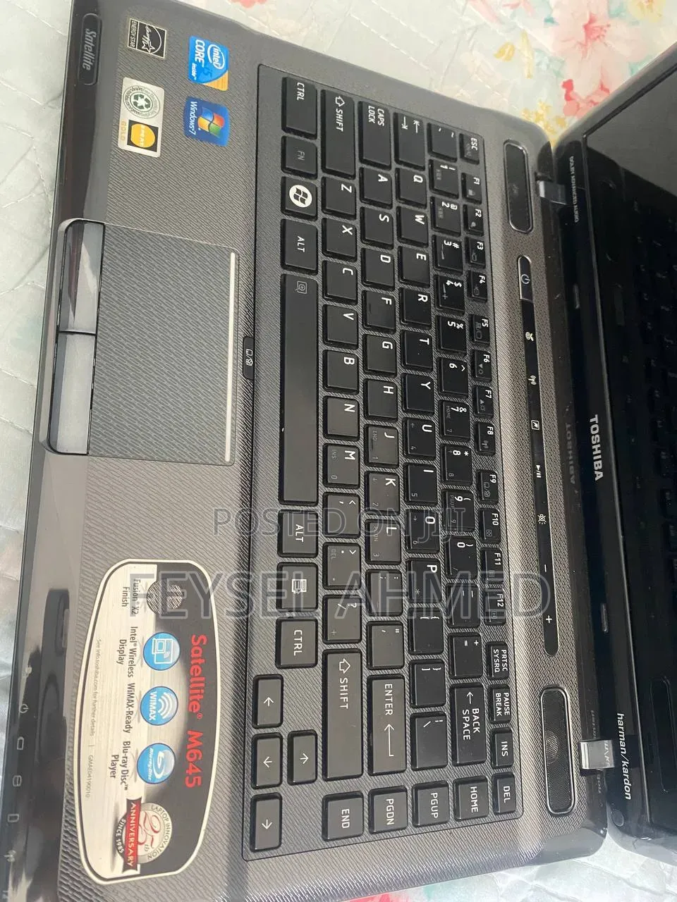 Laptop Toshiba Satellite M500 4GB Intel Core i5 SSD 256GB
