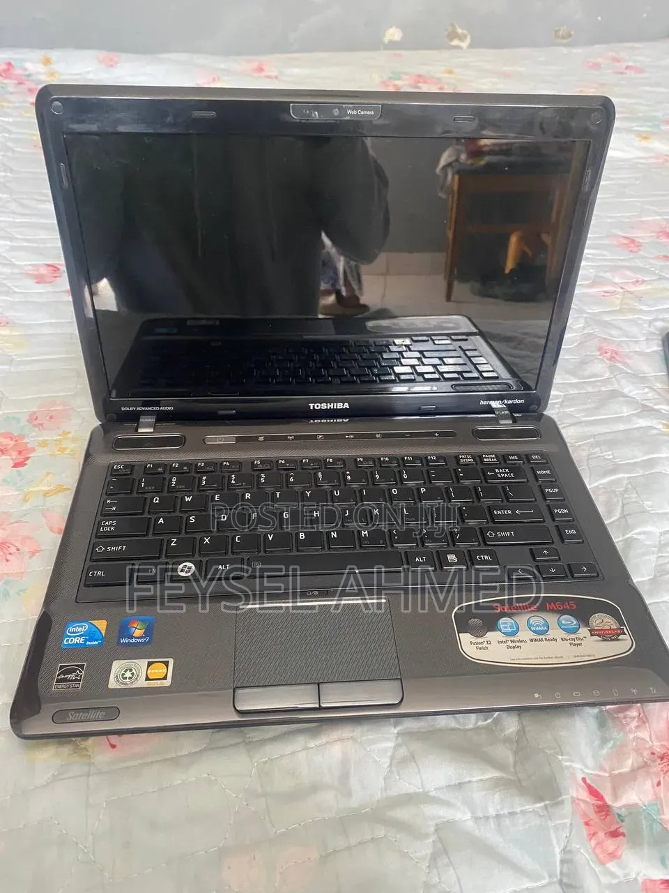 Laptop Toshiba Satellite M500 4GB Intel Core i5 SSD 256GB