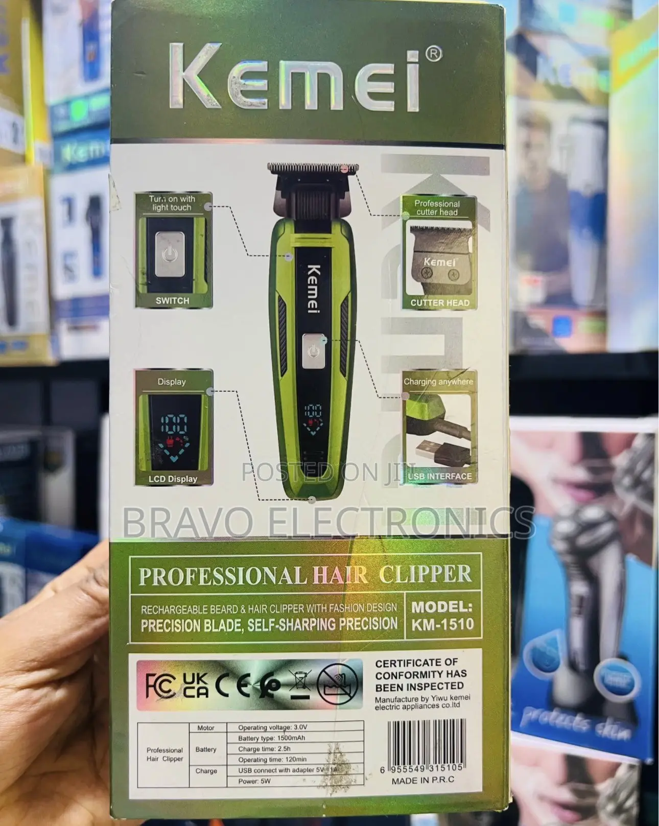 Kemei KM-1510 Professional Hair Trimmer
