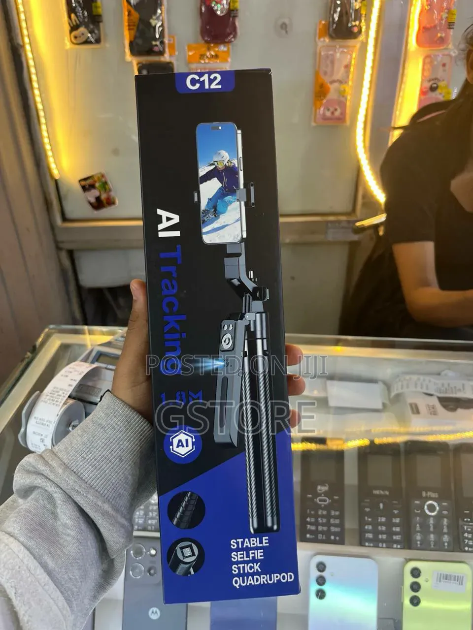 C12 Ai Tracking Selfi Stick
