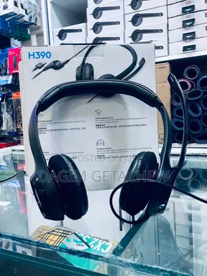 Logitech H390 USB Computer Headset With Noise-Canceling Mic