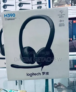 Logitech H390 USB Computer Headset With Noise-Canceling Mic