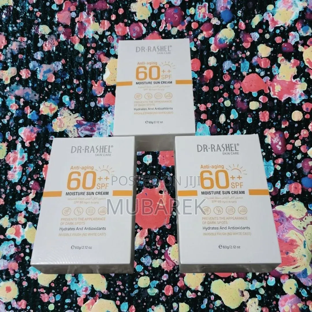Moisture Sun Cream SPF 60 Dr. Rashel كريم واقي شم