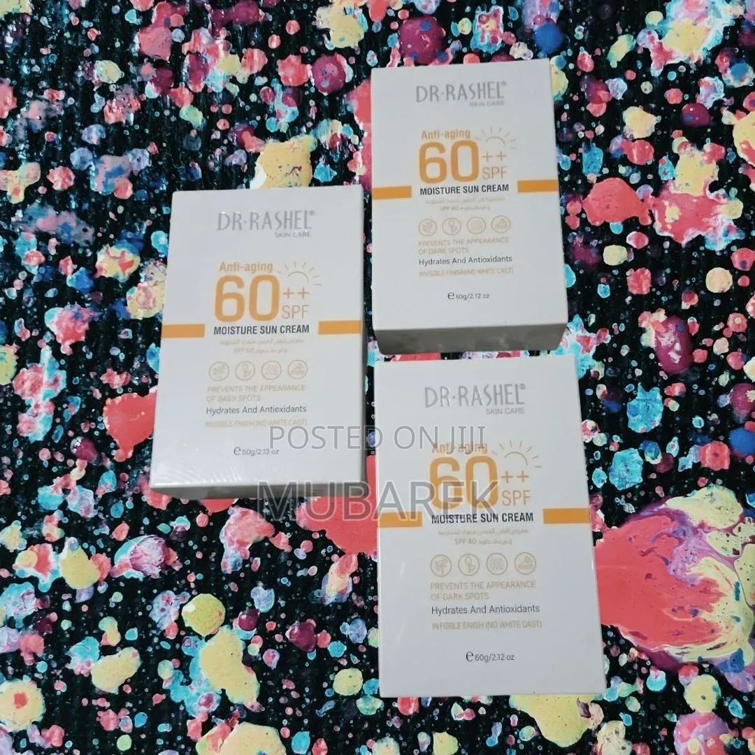 Dr. Rashel Sunblock SPF 60 واقي شمس ومضاد للأكسدة