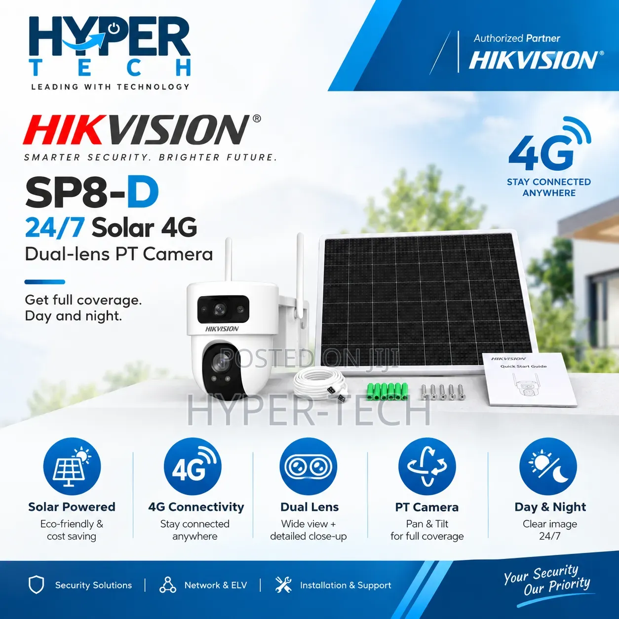 Hikvision 4G Dual Lens Camera