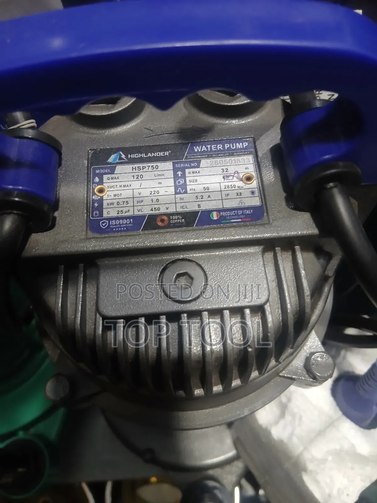 ፡Highlander HSP750 1.0 HP Electric Water Pump