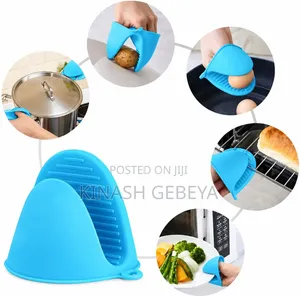 1pc Silicone Kitchen Hot Pot Holder Glove
