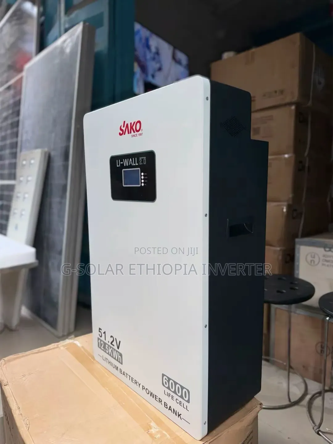 6KW Solar Power System - 6kw - 5.12kwh Lifepo4- 6pcs*620W PV
