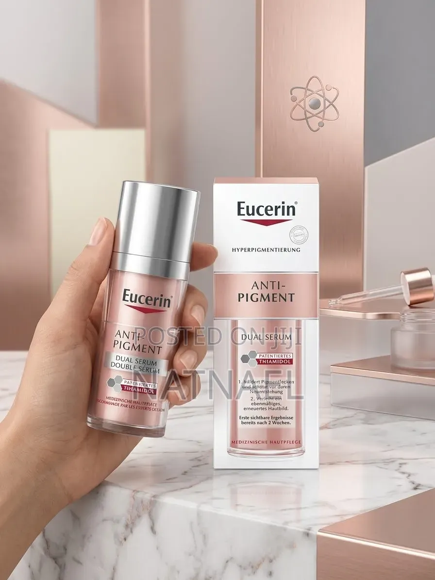 Eucerin Anti-Pigment Dual Serum አስተማማኝ የማዲያት ማጥፊያ