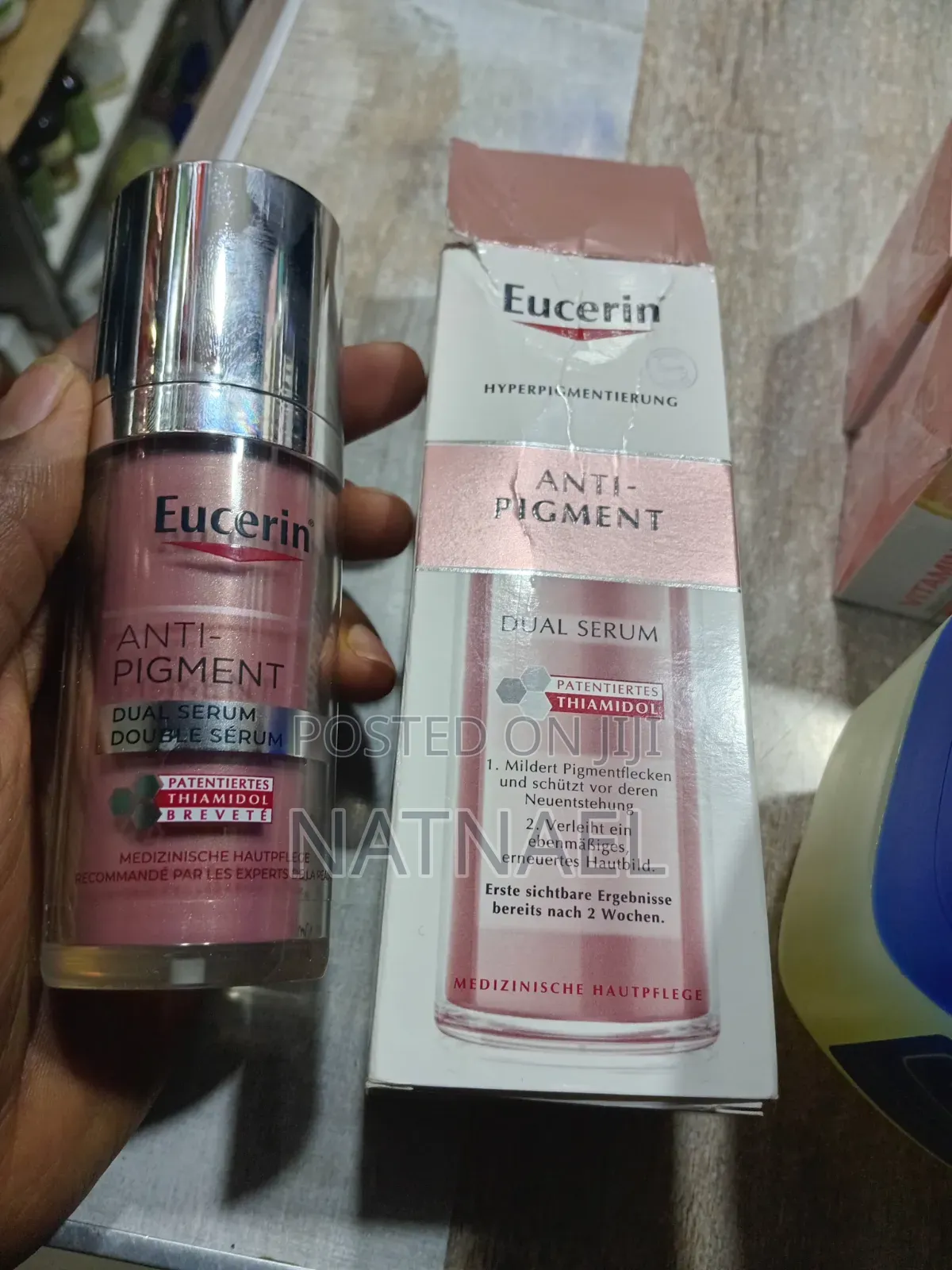 Eucerin Anti-Pigment Dual Serum አስተማማኝ የማዲያት ማጥፊያ