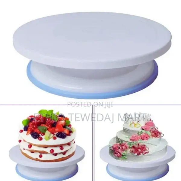 360° Rotating Cake Decorating Turntable Stand.
