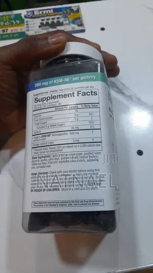 Youtheory Ashwagandha Gummies (180 Gummies) – ለአእምሮ እረፍት