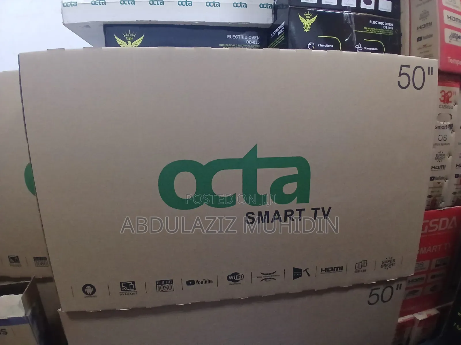Octa 50 Inche Double Scrine Smart TV