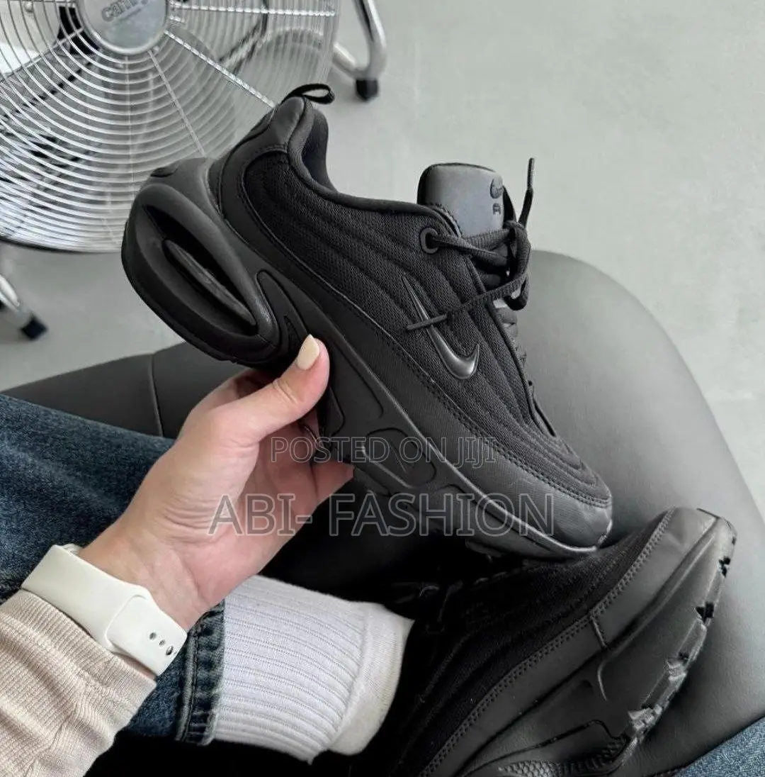 Nike Air Max Portal “Triple Black” Unisex Sneakers – New Arrival