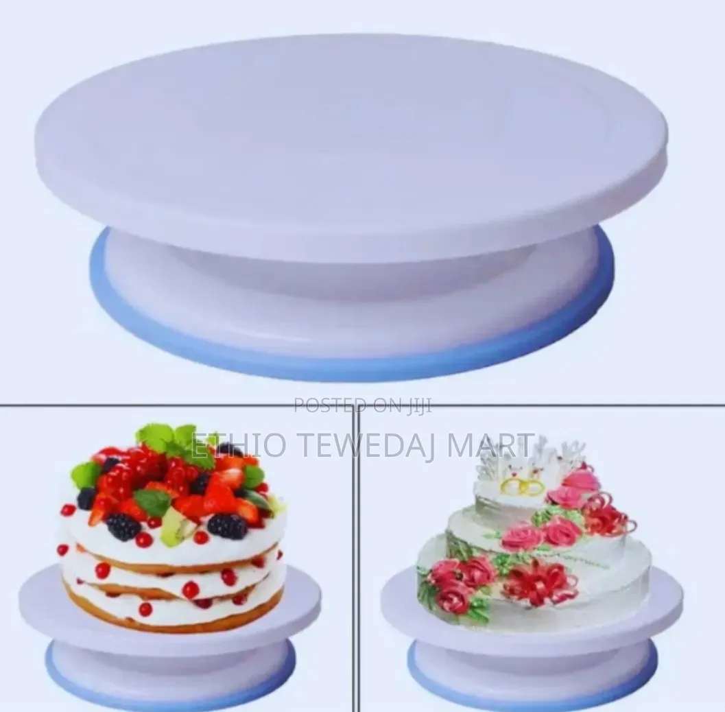 360° Rotating Cake Decorating Turntable Stand.