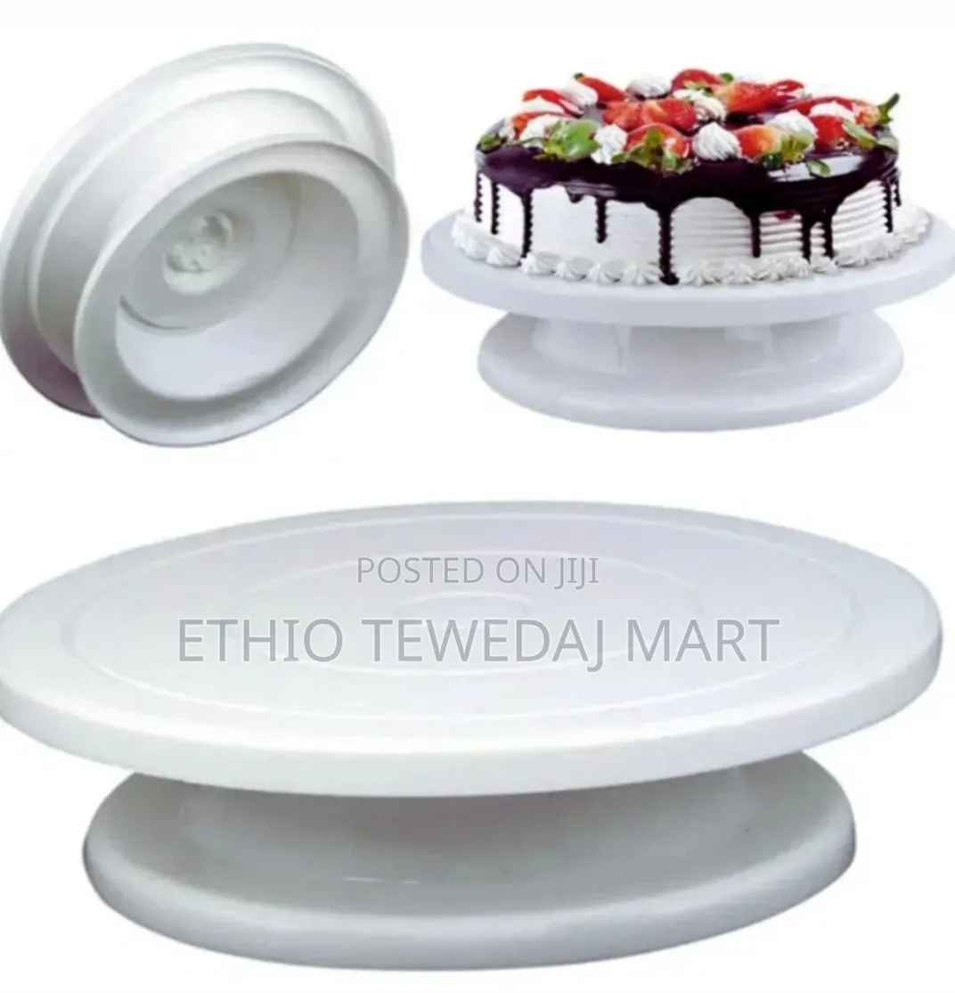 360° Rotating Cake Decorating Turntable Stand.