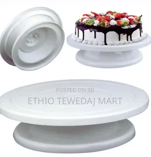 360° Rotating Cake Decorating Turntable Stand.