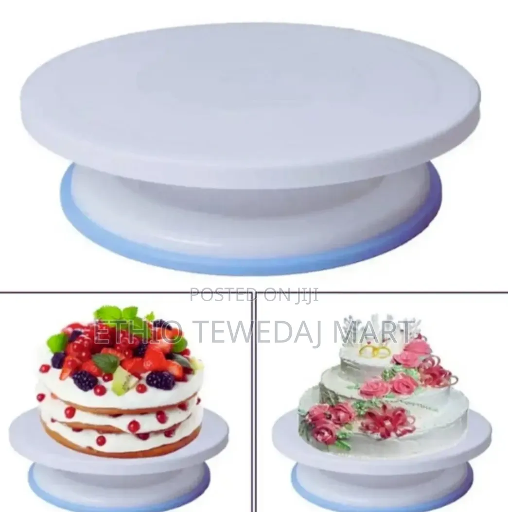 360° Rotating Cake Decorating Turntable Stand.
