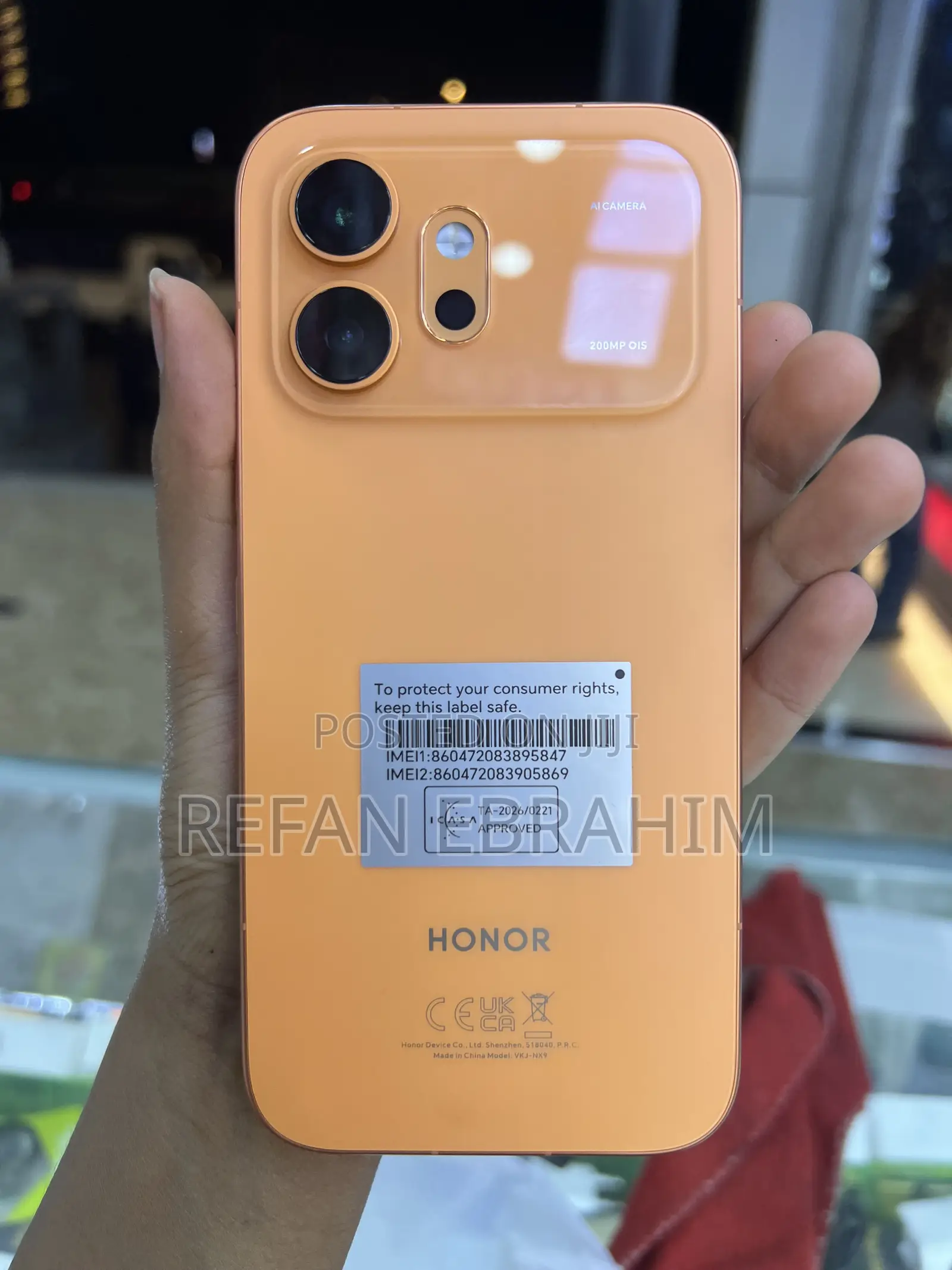 New Honor 600 256 GB Orange