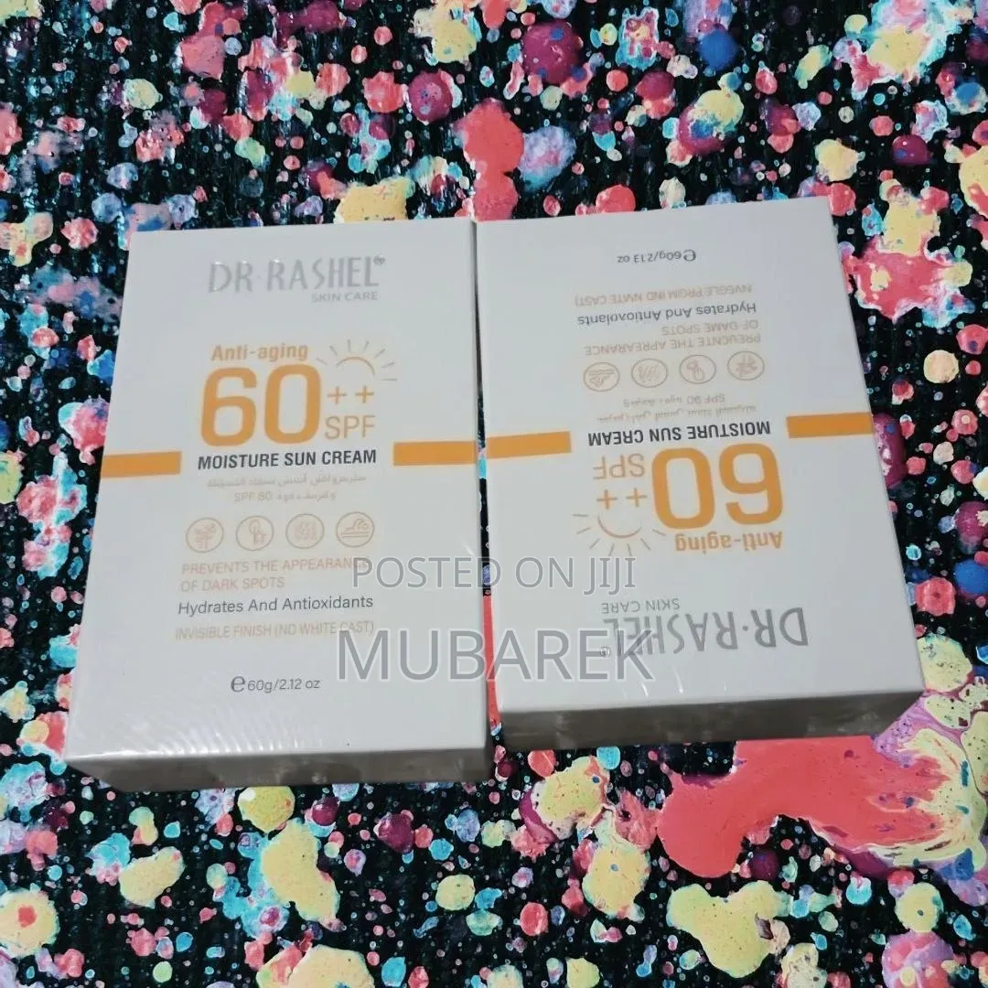 Dr. Rashel Sun Cream | واقي شمس بدون طبقة بيضاء SPF 60
