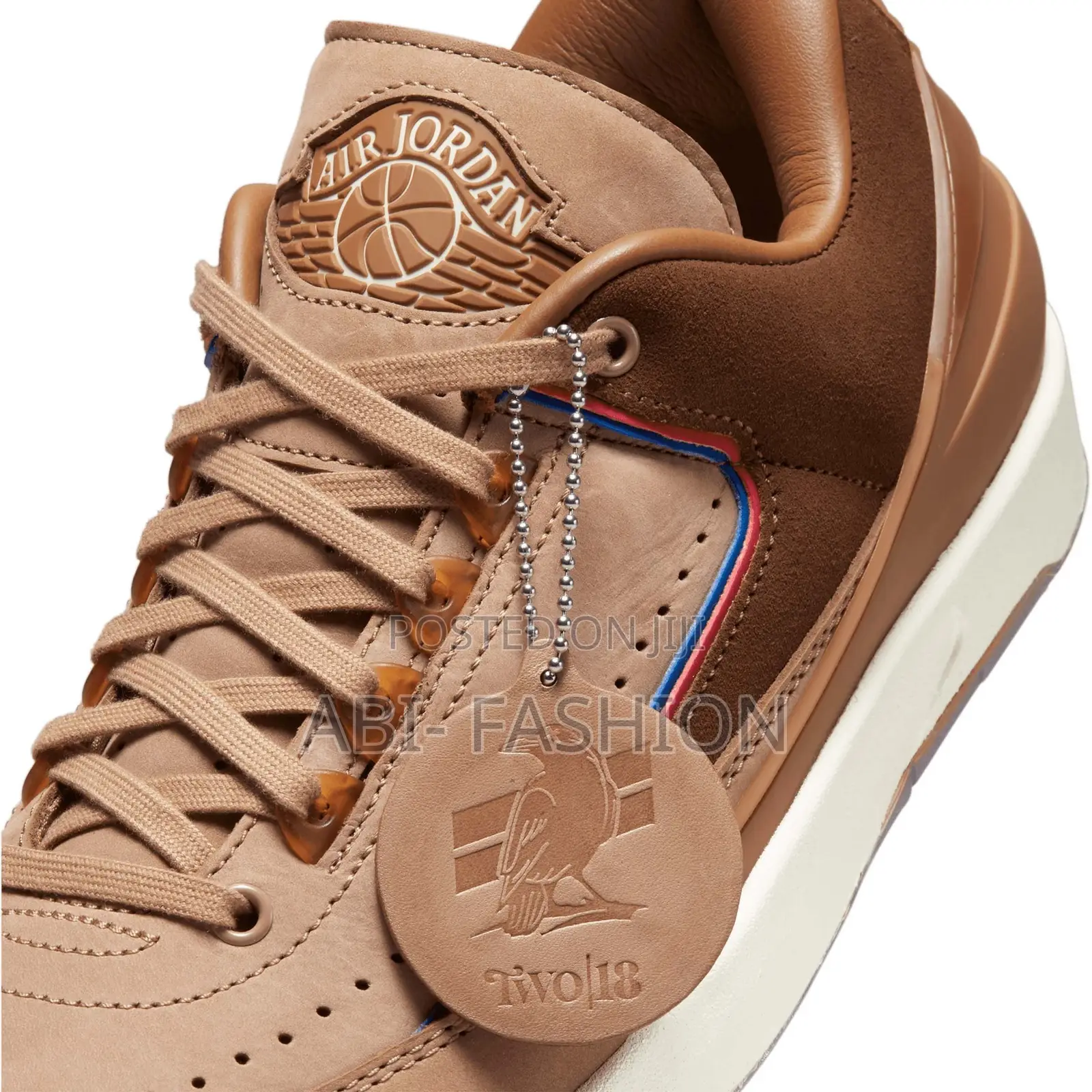Air Jordan 2 Retro SP Two 18 “Detroit Tan Brown” — Low Men's Shoes