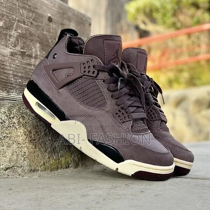 Air Jordan 4 Retro “A Ma Maniére Violet Oreo” — High Men's Shoes