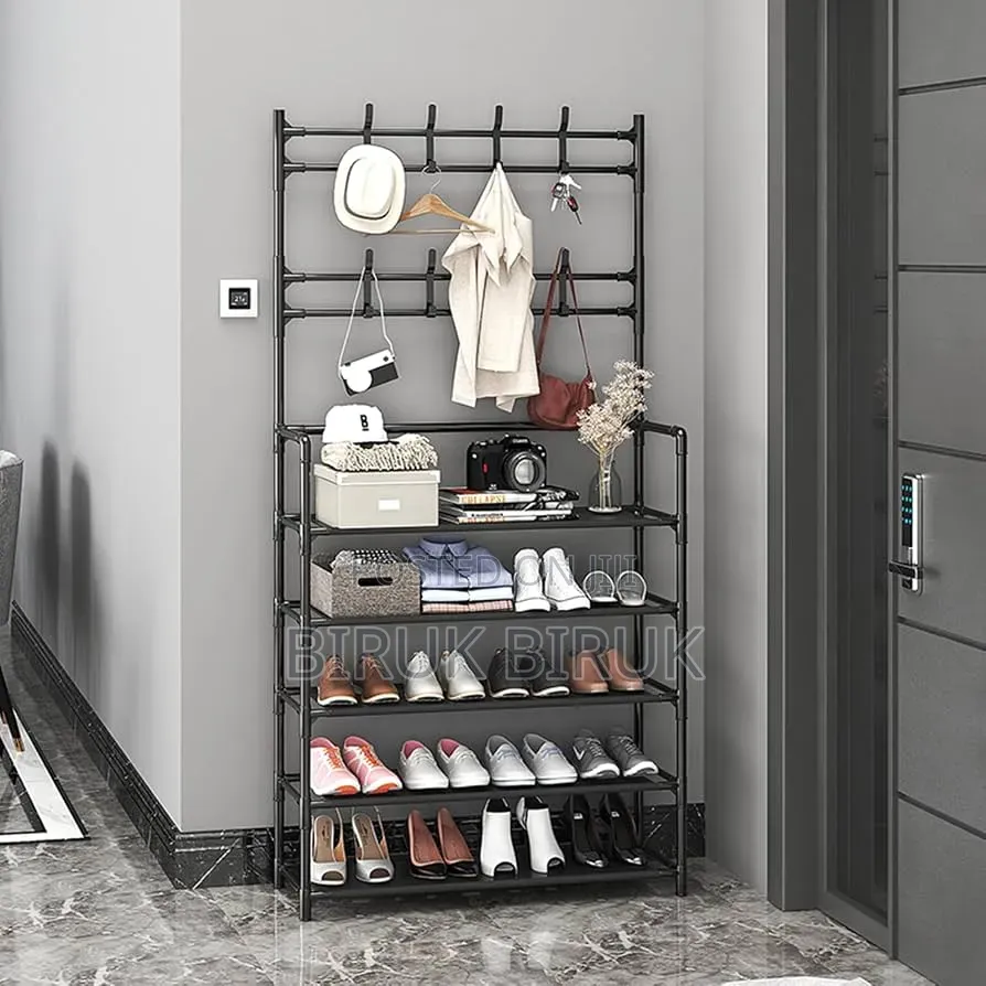 Multifunctional Shoe and Hat Rack