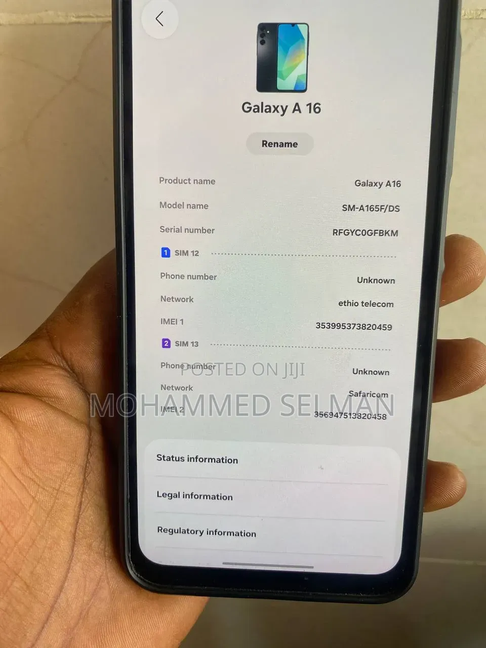 Samsung Galaxy A16 128 GB Black