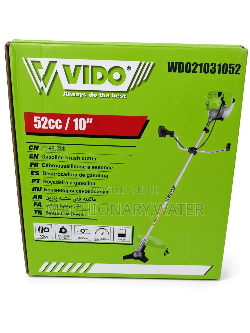 Vido Trimmer Grass /Brush Cutter 52cc