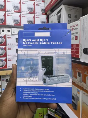 የኔትወርክ ኬብል መፈተሻ (ኬብል ቴስተር) RJ45 & RJ11 Network Cable Tester