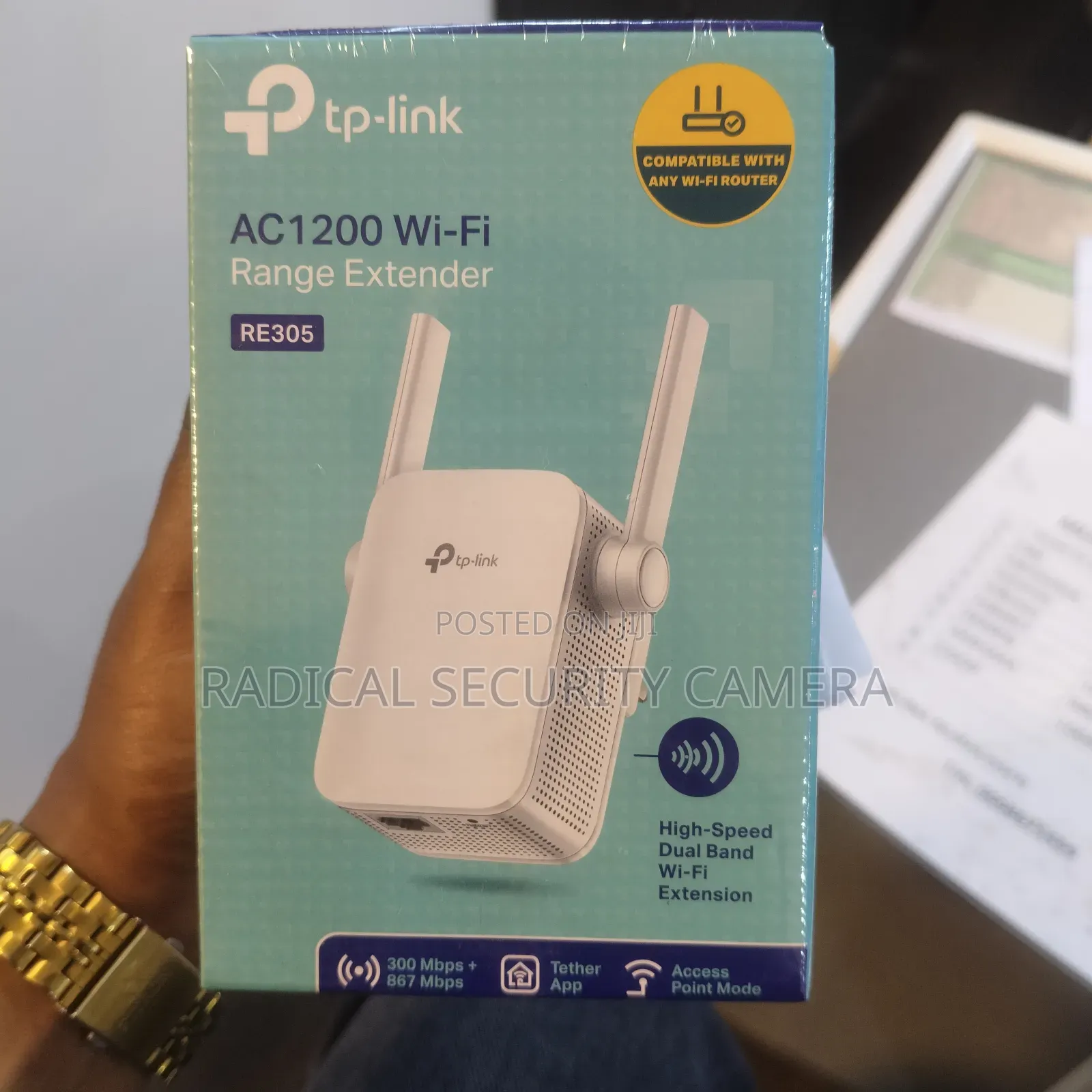 TP-Link WiFi Extender AC1200 WiFi Booster Router Signal Amplifier