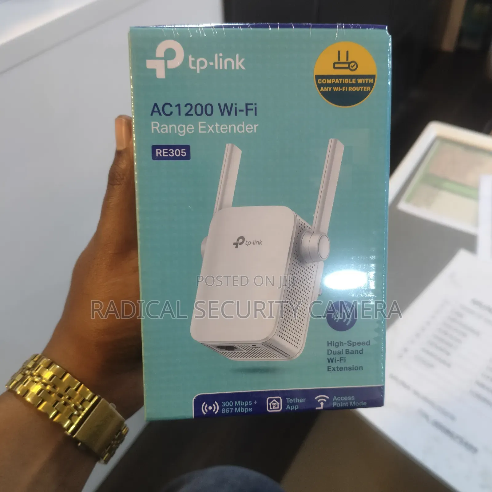 TP-Link WiFi Extender AC1200 WiFi Booster Router Signal Amplifier