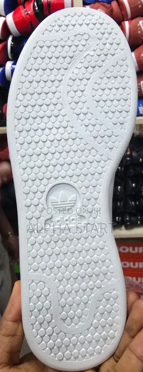 Adidas Stan Smith Full White High Master Quality Shoes Made in Vietnam