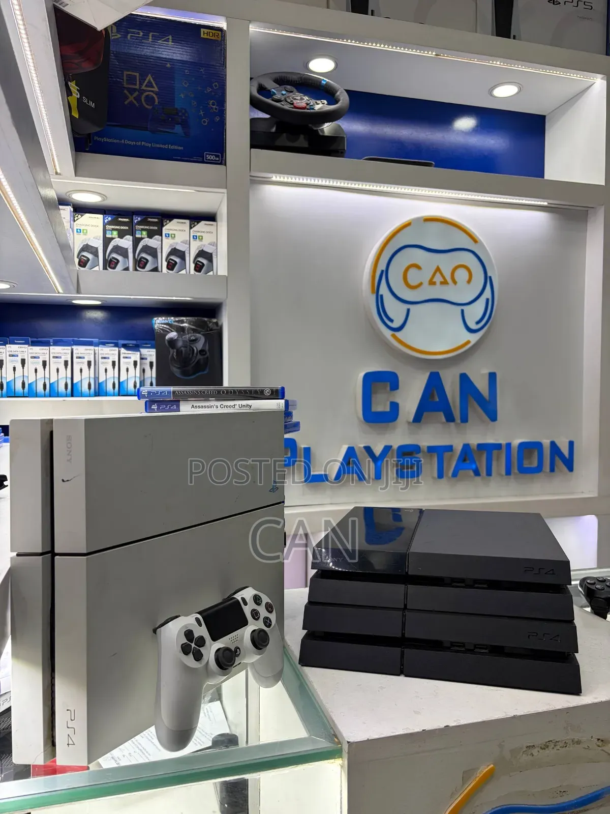 PlayStation 4 Fat ~ With 2 Original Joystick ( ከነ ሙሉ አክሰሰሪ )