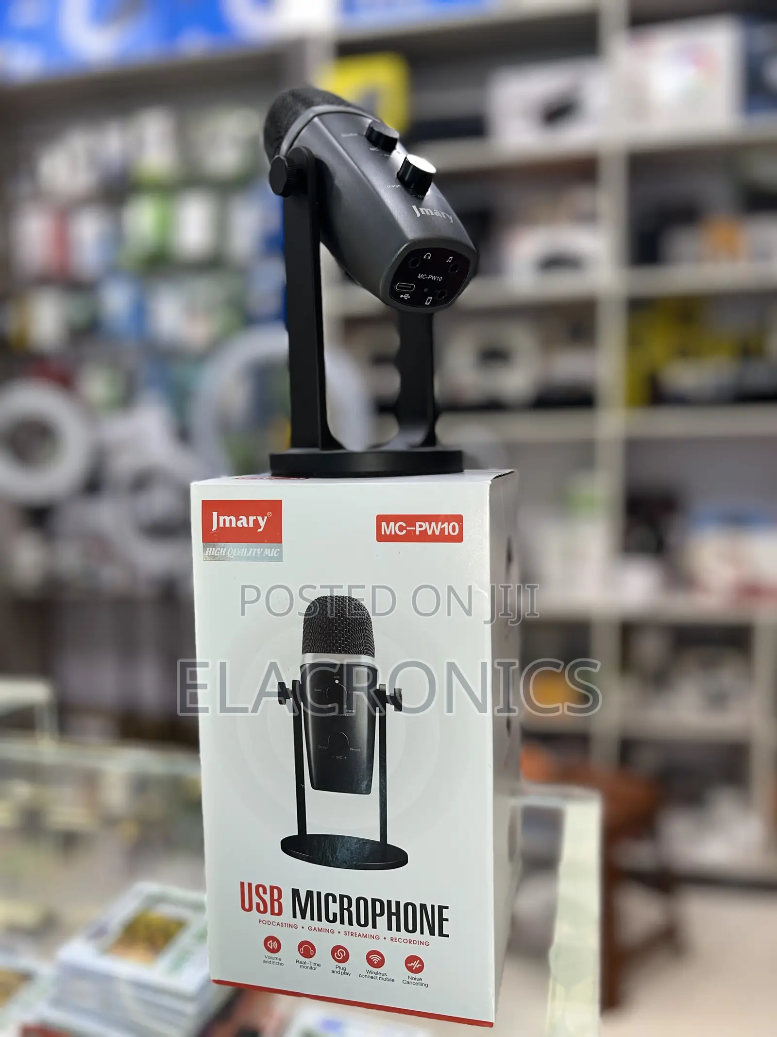 Jmary MC-PW10 USB Podcast Mic for Streaming & Gaming