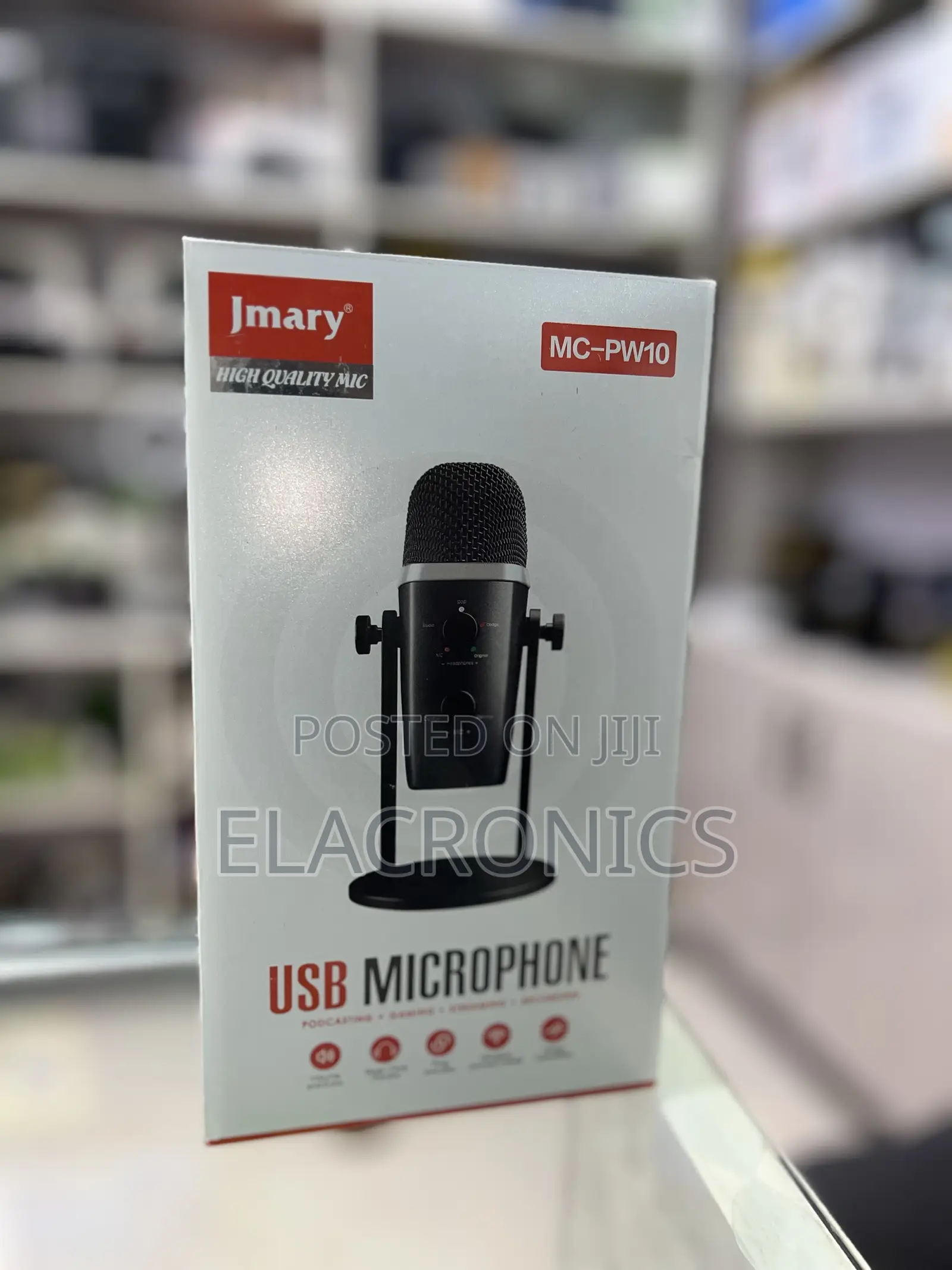 Jmary MC-PW10 USB Podcast Mic for Streaming & Gaming