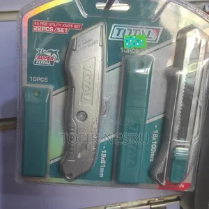 22 PCS Utility Knif Set Total Brand