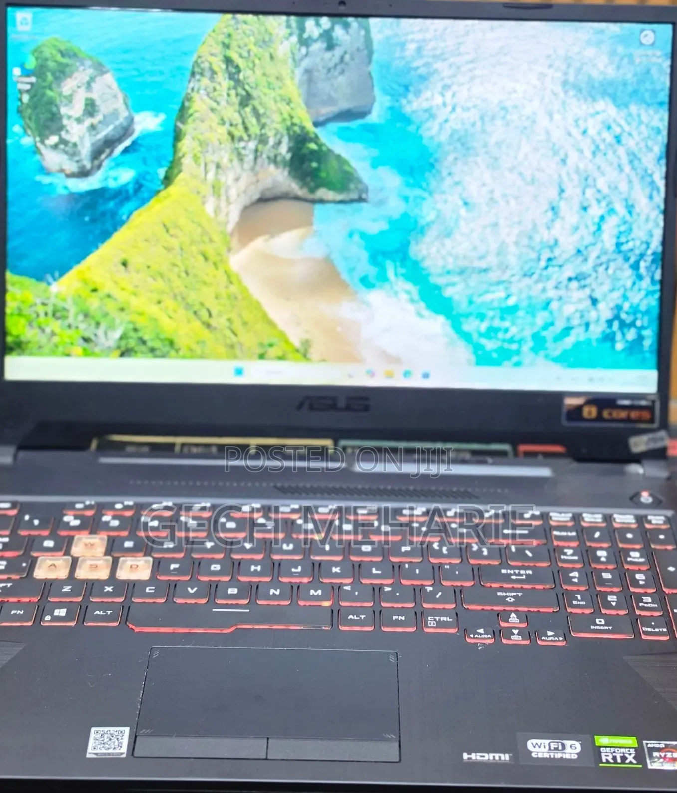 New Laptop Asus TUF Gaming A15 16GB AMD Ryzen 7 SSD 512GB