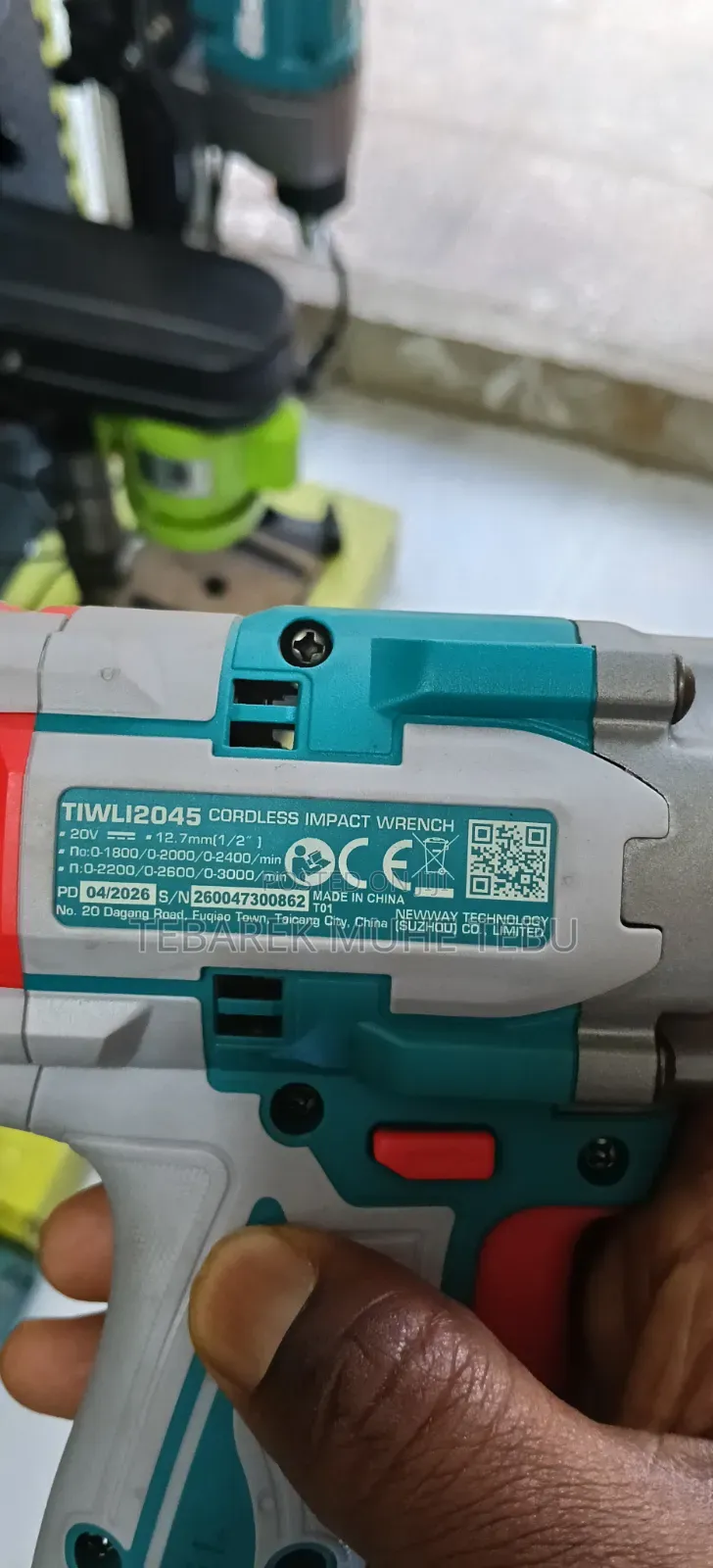 Cordless Impact Wrench 20v