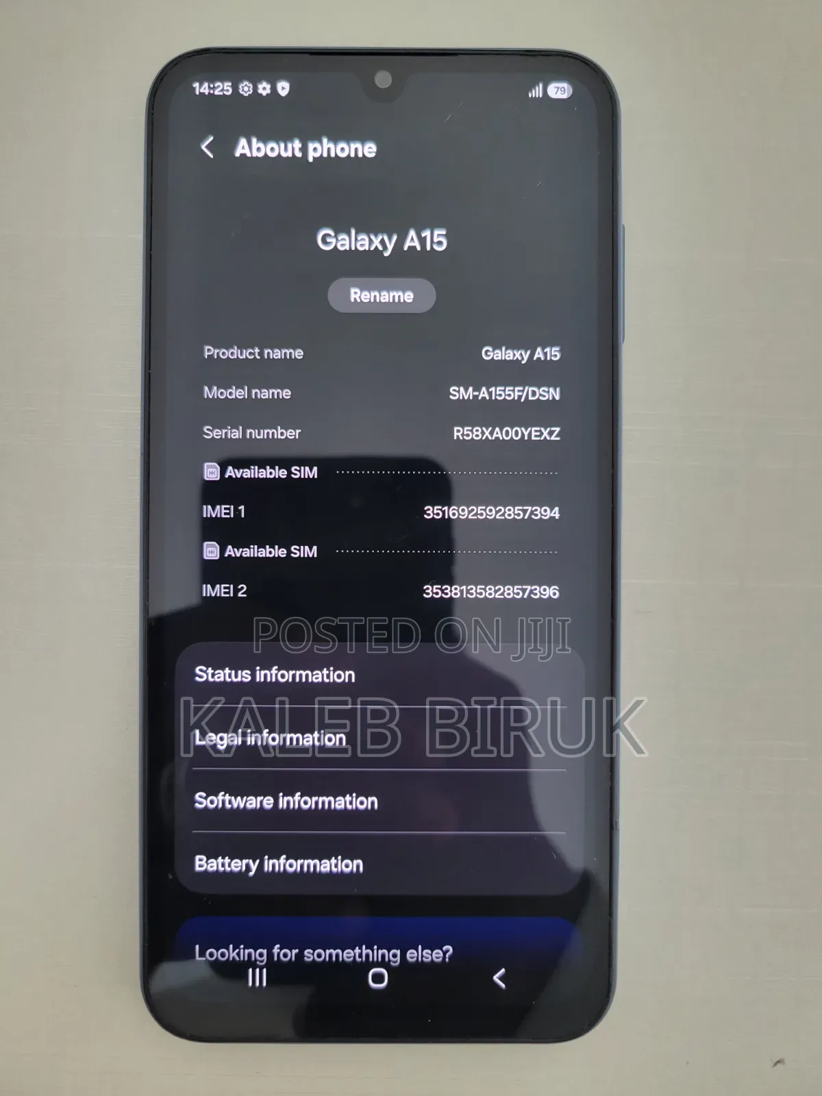 Samsung Galaxy A15 128 GB Blue