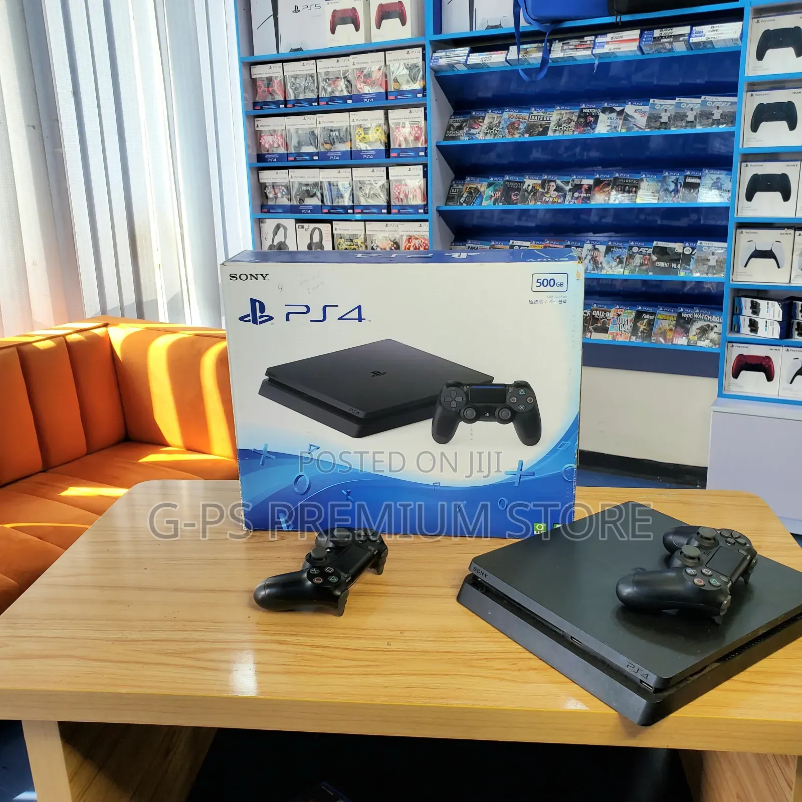 PlayStation 4 Slim Jailbreak 2 Original Joystick & 10 Games በExchange