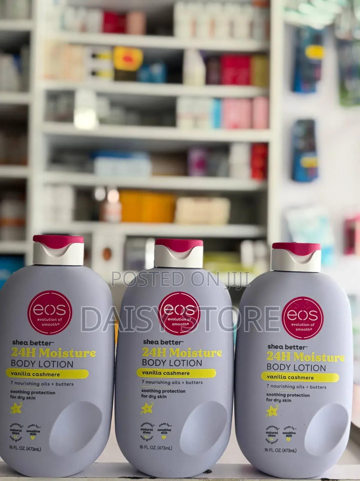 EOS Shea Better 24H Moisture Body Lotion - Vanilla Cashmere (473ml)