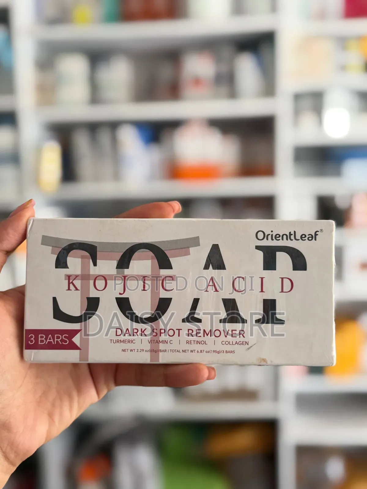 OrientLeaf Kojic Acid Soap Dark Spot Remover (3 Bars)