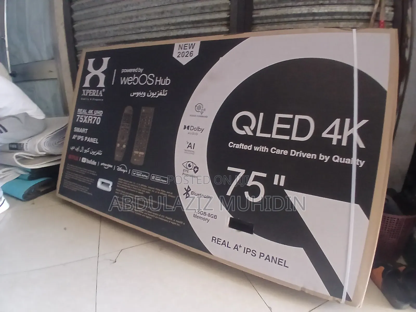 Xperia 75 Inche QLED Framless Single Scrine TV